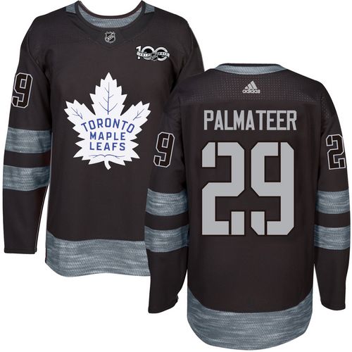 Adidas Maple Leafs #29 Mike Palmateer Black 1917-100th Anniversary Stitched NHL Jersey